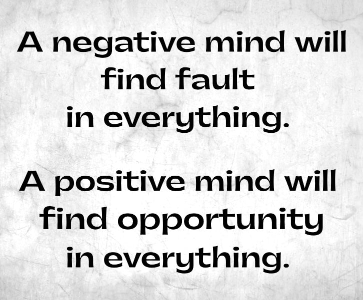 A negative mind (B&W)