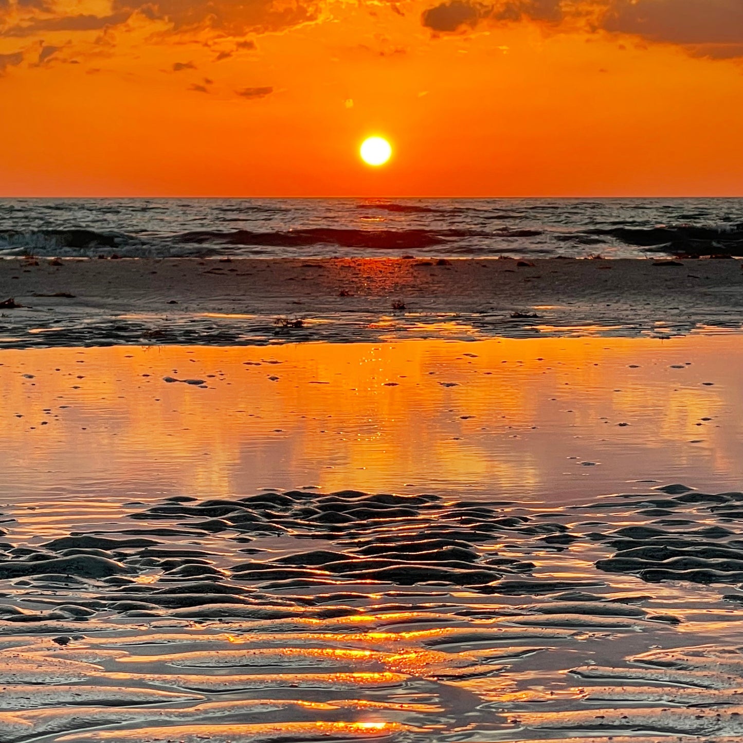 Sunset on the beach