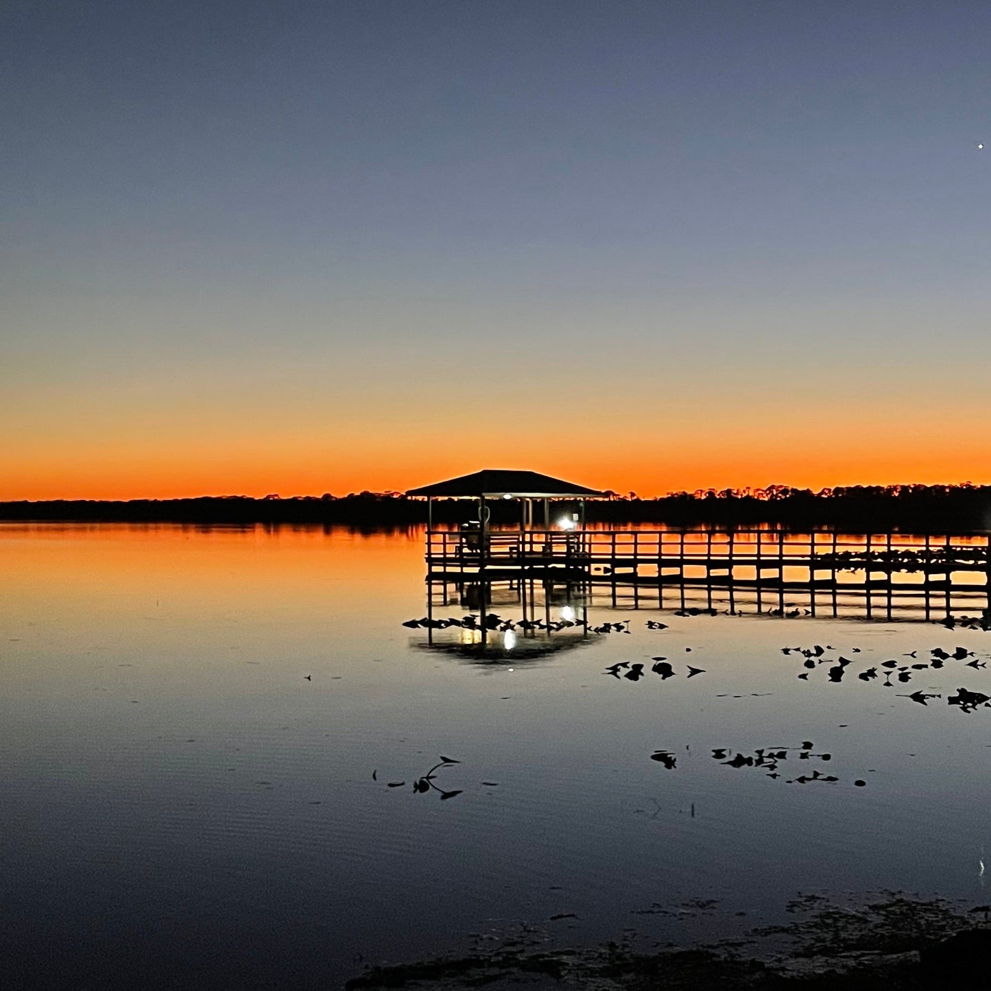 Dock at sunset