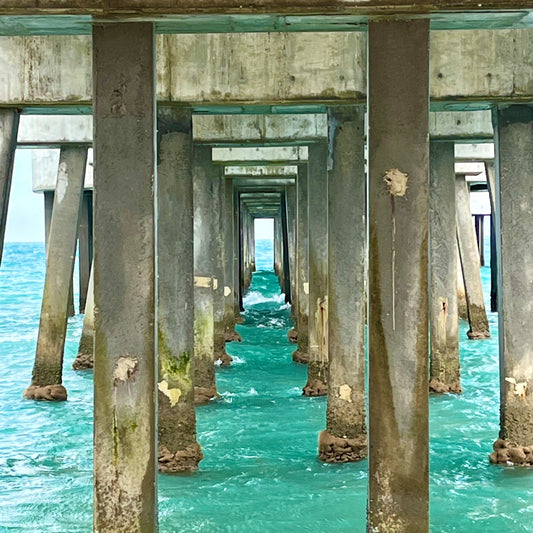 Under the boardwalk