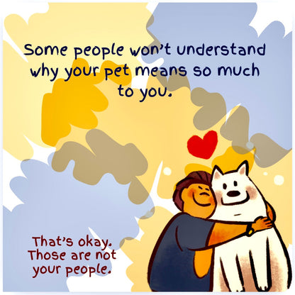 I love you more than the dog.