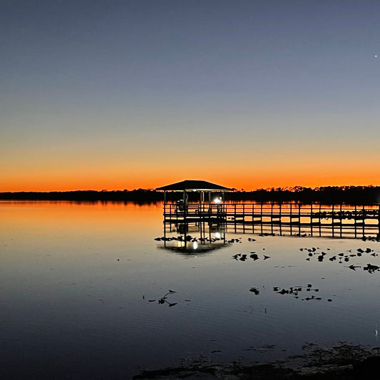Dock at sunset