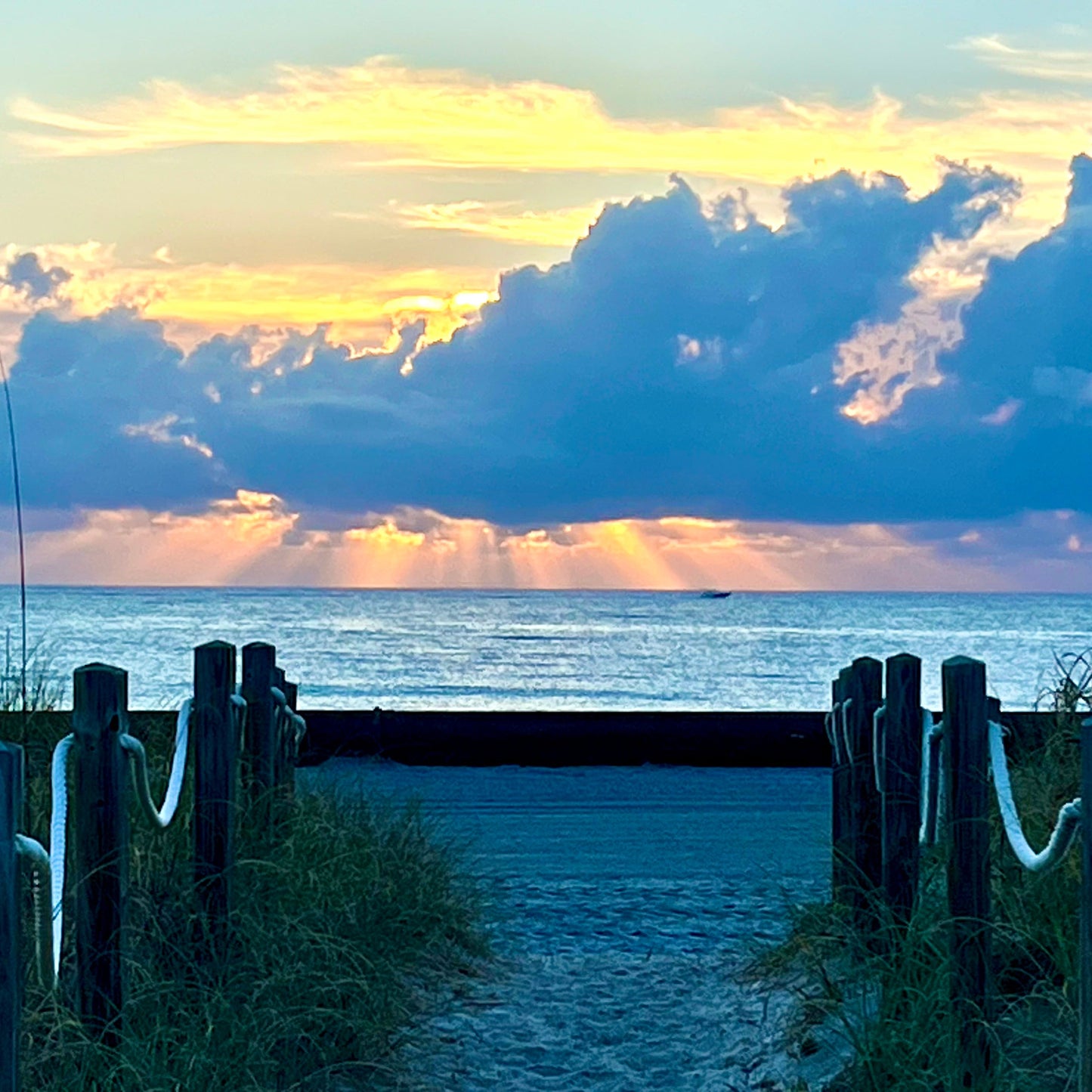 Sunrise at the beach